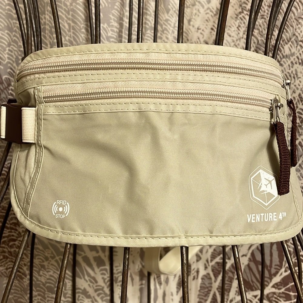 New Venture 4th Money Belt Travel Hidden Secure Documents Unisex